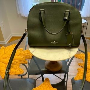 Army green Kate spade purse
